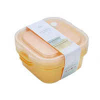 2404 - Tapers de Plástico Cuadrado Enjoy 1300ml - 3 unidades