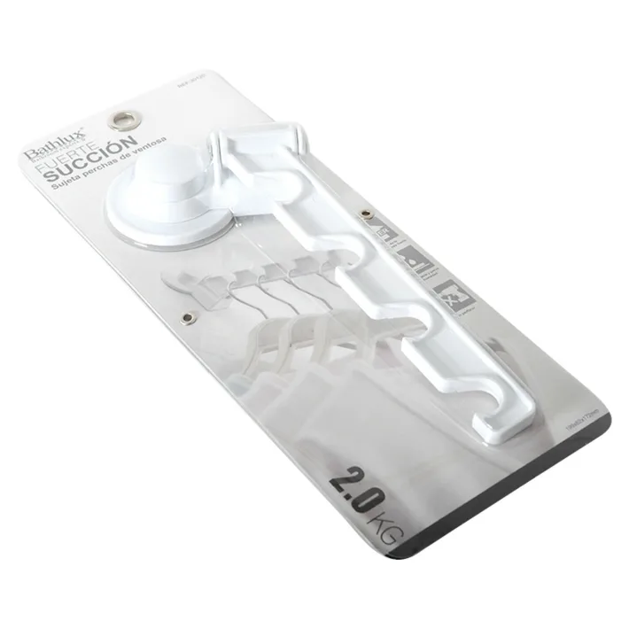 30120 - BATHLUX Multi Percha Para Toallas con Soporte Ventosa