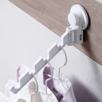 30120 - BATHLUX Multi Percha Para Toallas con Soporte Ventosa