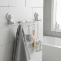 30126 - BATHLUX Estante con Ganchos para Colgar
