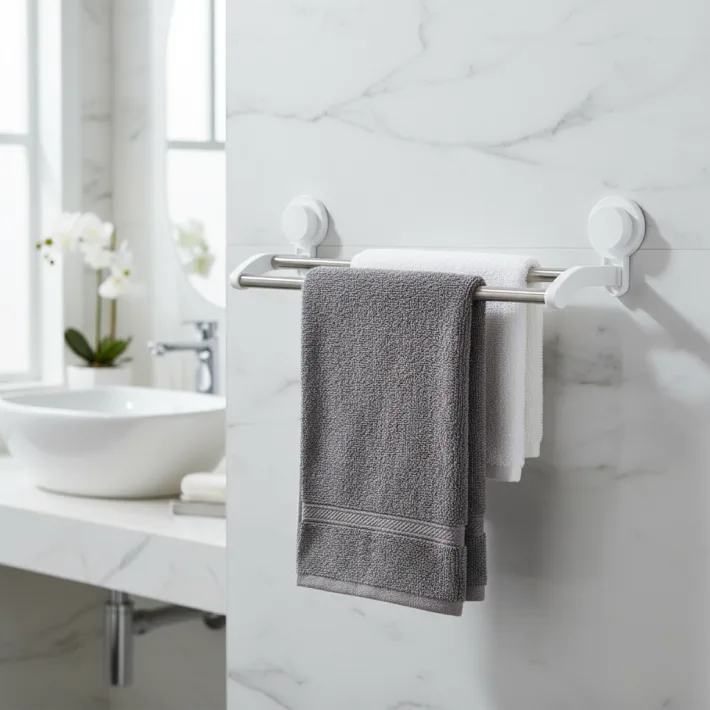 30129 - BATHLUX Porta Toallero Doble