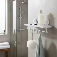 30136 - BATHLUX Estante Organizador con Ganchos