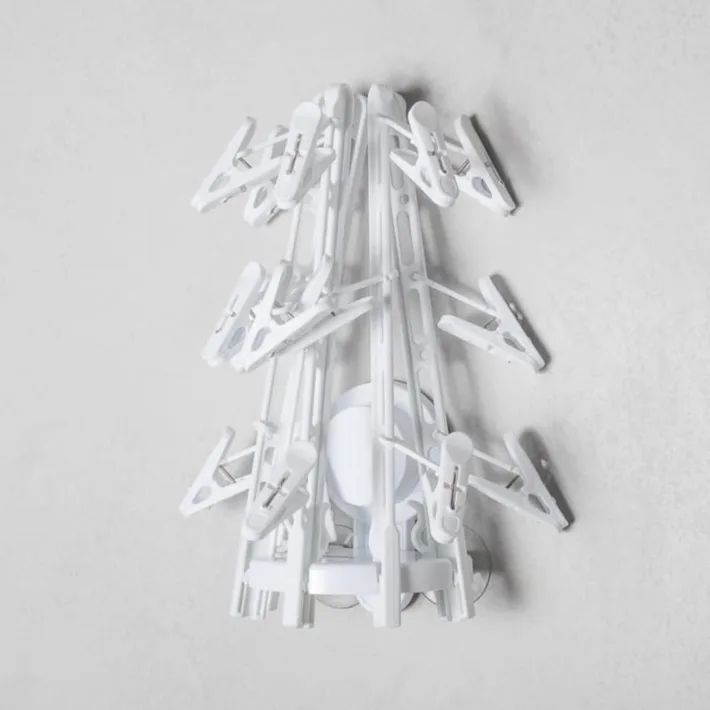 30141 - BATHLUX Tender con Perchas Colgantes Plegable