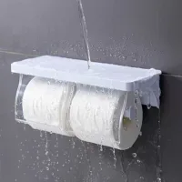 30182 - BATHLUX Estante con Doble Portarollos para Papel de Pared