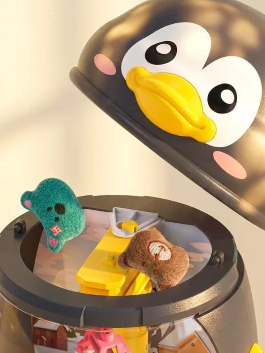 Mini Máquina Garra Peluche Pingüino