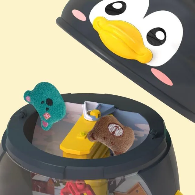 Mini Máquina Garra Peluche Pingüino