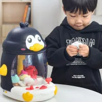 Mini Máquina Garra Peluche Pingüino