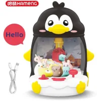 Mini Máquina Garra Peluche Pingüino