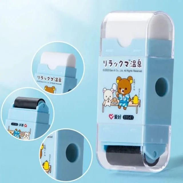 69541 - Sacapuntas + Borrador + Roller de Limpieza 3 en 1 Time Bear  7*3cm