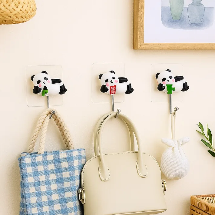 708 - Gancho Diseño Panda To Lie Down soporte de 5kg