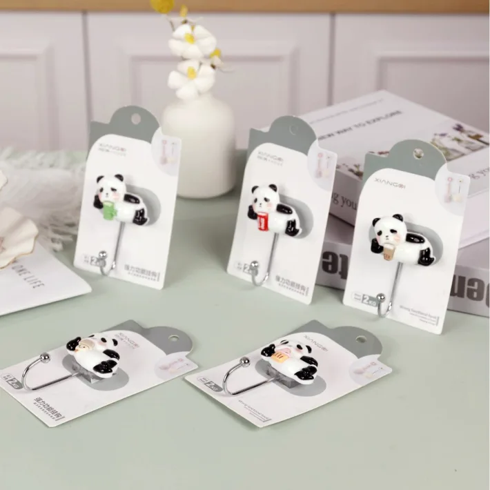 708 - Gancho Diseño Panda To Lie Down soporte de 5kg