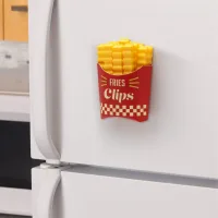 7914 - Broches Cierra Bolsas Papas Fritas en Cajita Magnética - 12 unidades