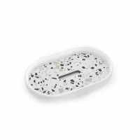 8034Y-6 - Set de Baño Línea Piedras Terrazo - 6 pzas