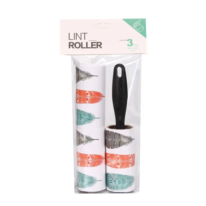 8116-3 - Rodillo Sacapelusas Natural Animals + 2 Repuestos 12cm - 60hojas