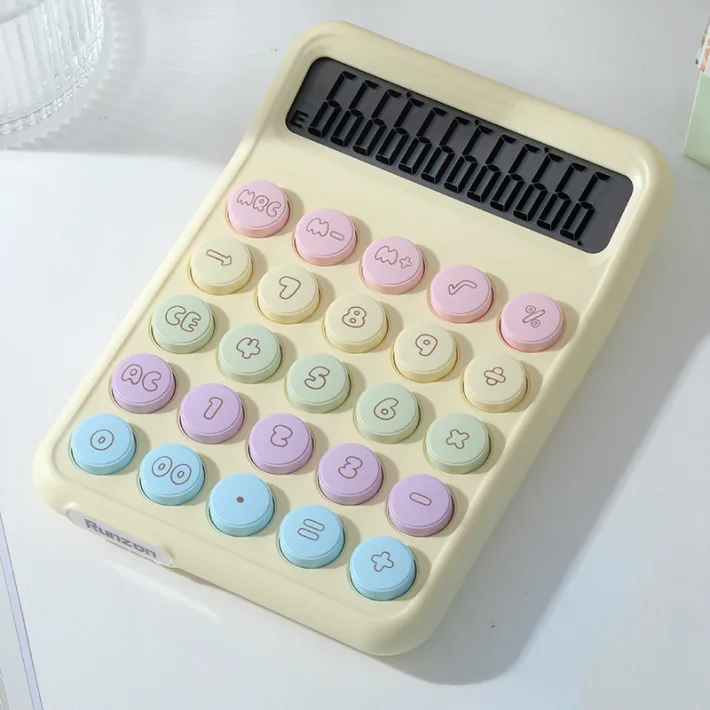 822MAX - Calculadora con Teclado Saliente de Colorful - 11*15cm