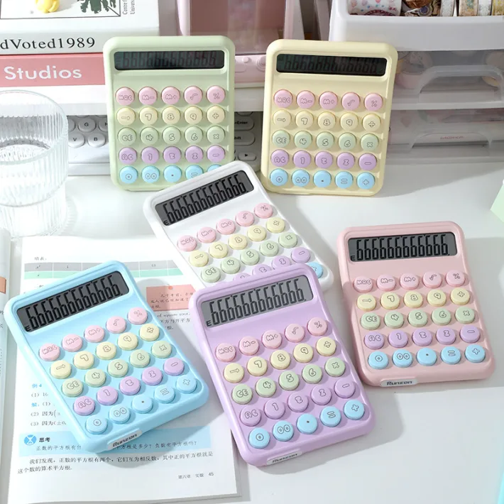 822MAX - Calculadora con Teclado Saliente de Colorful - 11*15cm