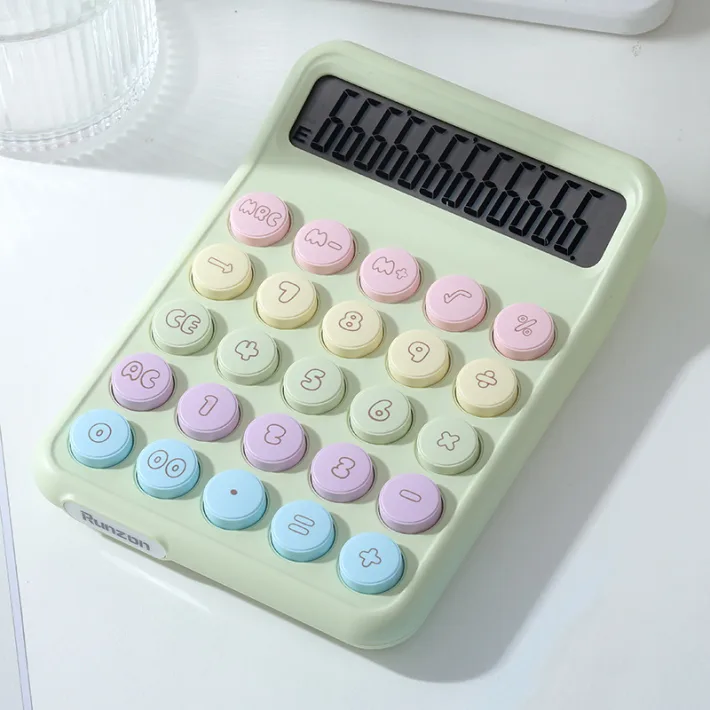 822MAX - Calculadora con Teclado Saliente de Colorful - 11*15cm