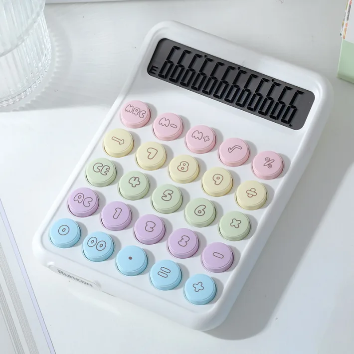 822MAX - Calculadora con Teclado Saliente de Colorful - 11*15cm