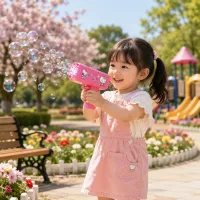 Pistola de Burbujas con Luz Hello Kitty