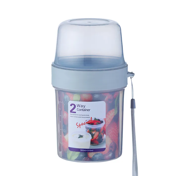A07657-3 - Contenedor Para Alimentos 2 en 1 Tamaño M (310ml + 560ml)