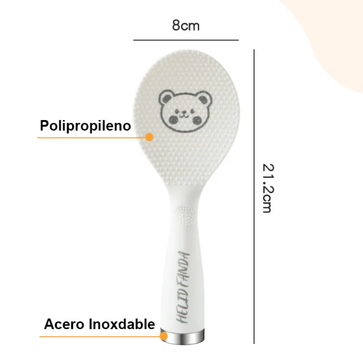 A07846-X1 - Cuchara/Pala Arrocera con Apoyo y/o Colgante Helid Fanda