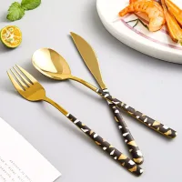 Set de Cubiertos de Acero Diseño Minimalista Premium Black