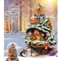B-030 - DIY Ice And Snow Park + Musical - 18.5*11cm