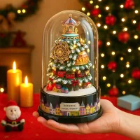 B-030 - DIY Ice And Snow Park + Musical - 18.5*11cm