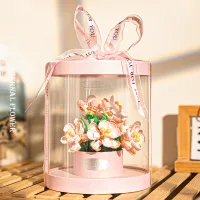 Bloques Para Armar - Pink Eternal Bouquet - 562 Piezas