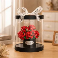 Bloques Para Armar - Rose Eternal Bouquet - 524 Piezas