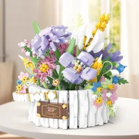 Bloques Armables - Ramo de Flores - 1466 Piezas