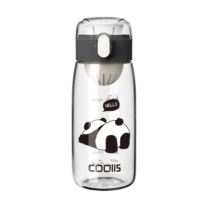 Botella De Plastico Panda Encantador - 450ml
