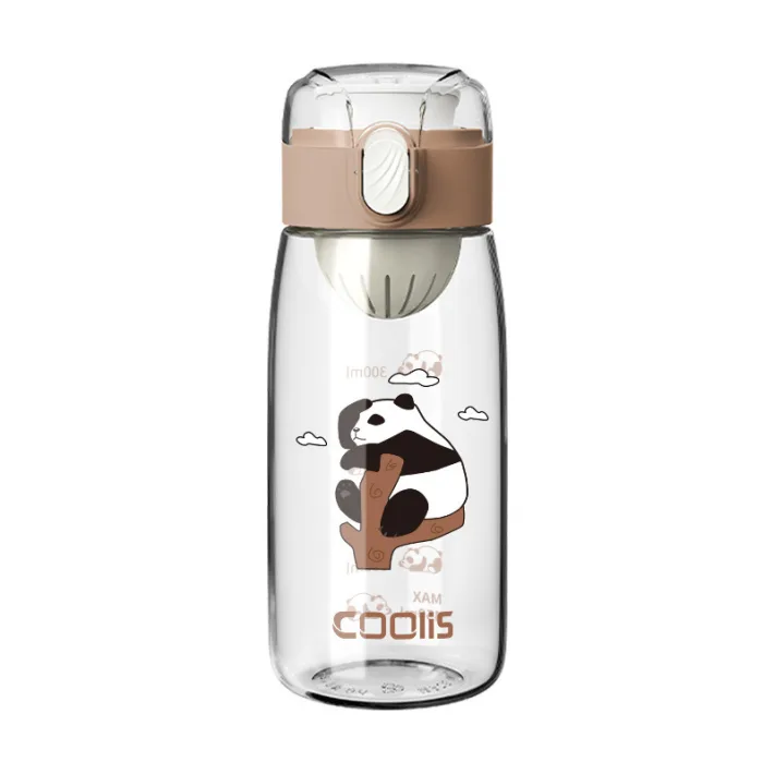 Botella De Plastico Panda Encantador - 450ml