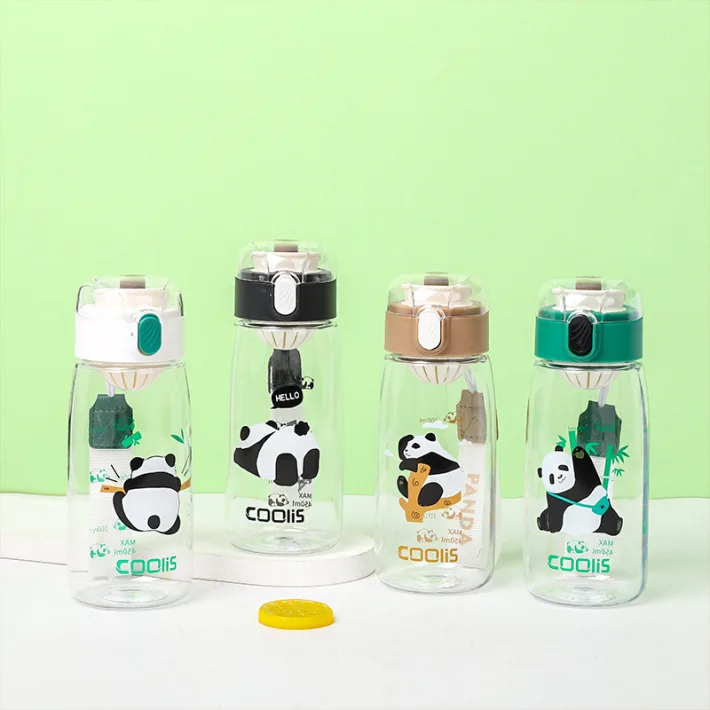 Botella De Plastico Panda Encantador - 450ml