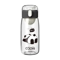 Botella De Plastico Panda Encantador - 450ml