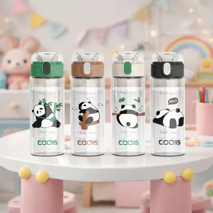 BK-2003 - Botella De Vidrio Panda Encantador - 420ml