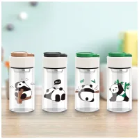 BK-2006 - Botella De Vidrio Panda Kawai- 360ml