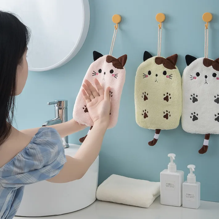 C4545 - Toalla para Mano Cute Cat