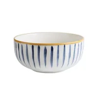 CB501014 - Bowl Blue Stripes de Cerámica
