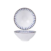 Bowl Blue Stripes de Cerámica Ramen
