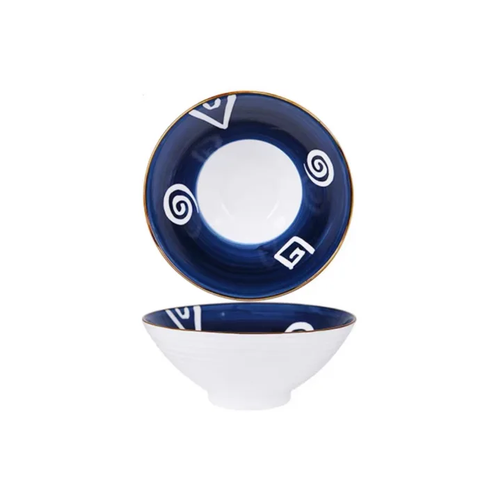 CB501019 - Bowl Blue Graphic de Cerámica Ramen