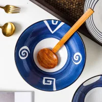 CB501019 - Bowl Blue Graphic de Cerámica Ramen