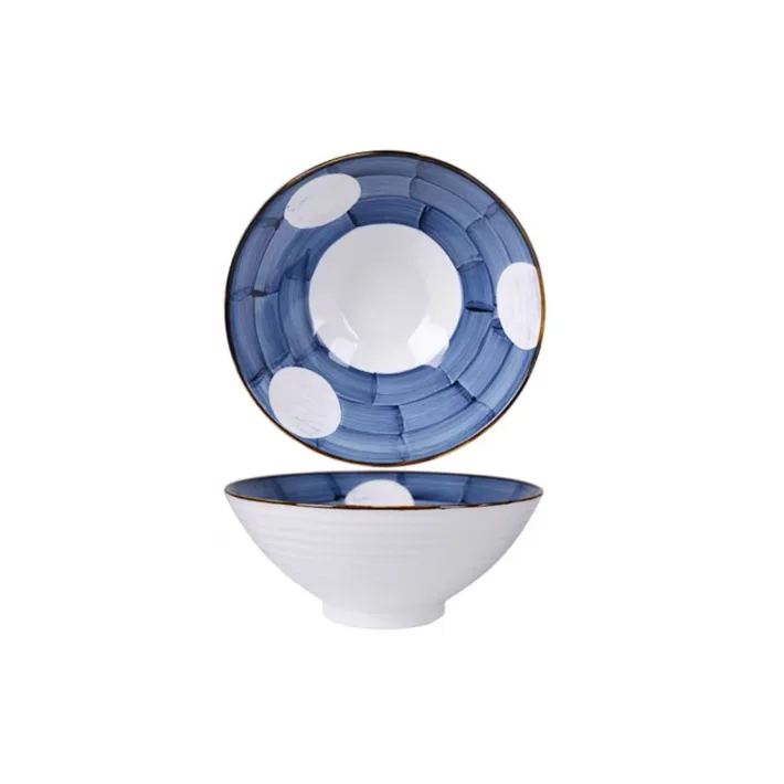 Bowl Blue Stains de Cerámica Ramen
