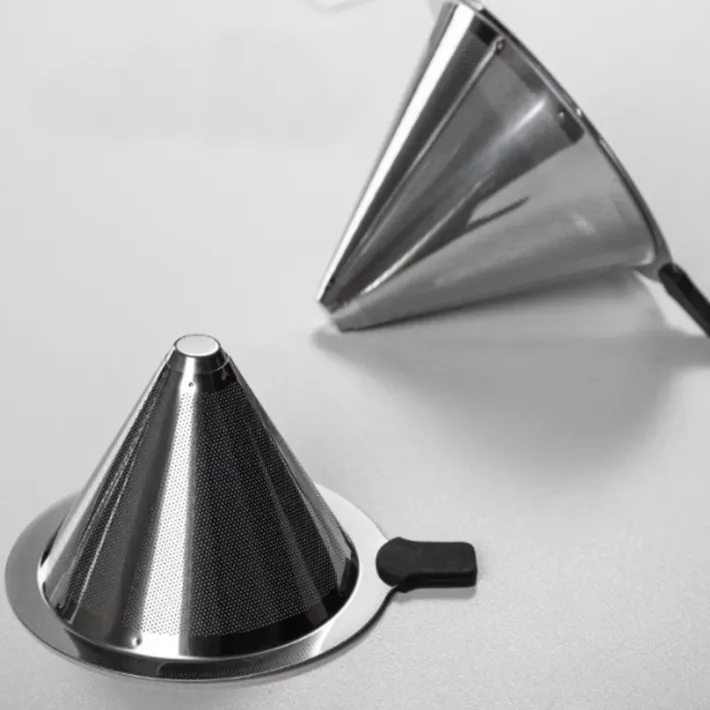  Cafetera de Vidrio Borosilicato Clásica con Filtro 800ML
