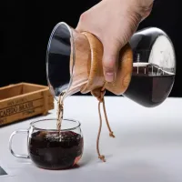 Cafetera de Vidrio Borosilicato Clásica con Filtro -600ml