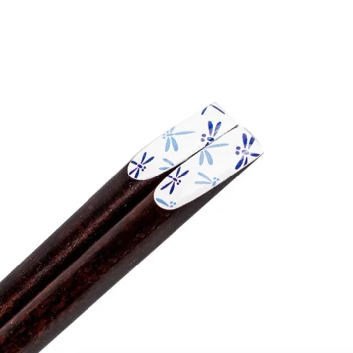 CS24106 - Palitos Orientales Color Flowers x 2 Par