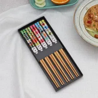 CS24333 - Palitos de Bambu Good Fortune Set x 5 Pares en Caja