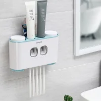 Organizador/Exprimidor Automático de Pasta Dental con Adhesivo + 4