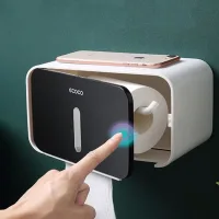 Box Dual Porta Tissue/Papel Higienico con Adhesivo Línea Ecoco