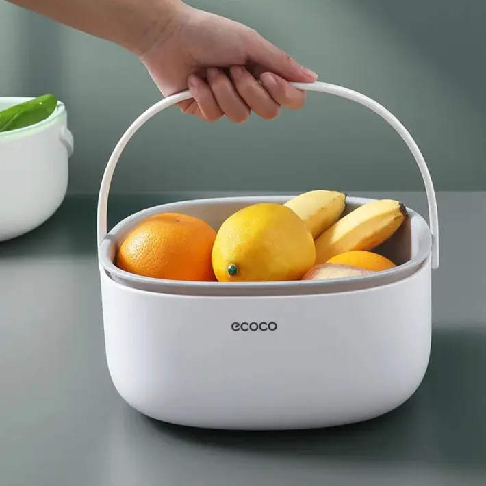 E2025 - Canasta/Escurridor de Verduras&Frutas con Manija Línea Ecoco